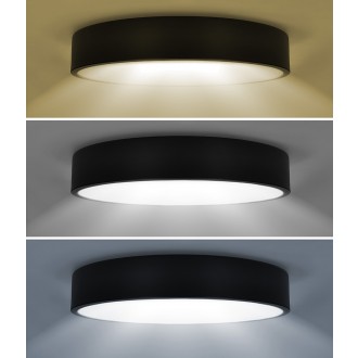 Solight LED osvětlení s dálkový ovladačem, 50W, 3100lm, 40cm, změna chromatičnosti, stmívatelné, černá