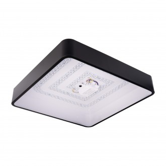 T-led SMART Tuya LED svítidlo RENDO 48W CCT hranaté černé Varianta: SMART Tuya LED svítidlo RENDO 48W CCT hranaté černé