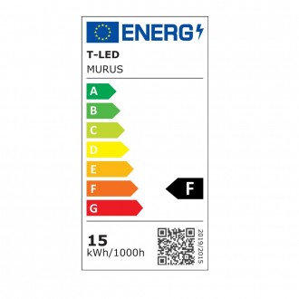 T-led LED fasádní svítidlo MURUS-B černé Varianta: Denní bílá