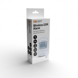 Solight GSM alarm, pohybový senzor, dálk. ovl., bílý