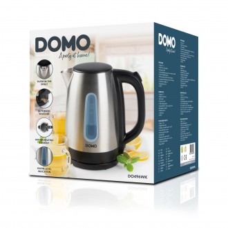 Rychlovarná konvice nerezová - DOMO DO496WK