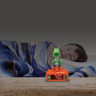 Dětský budík Super Mario s nočním osvětlením