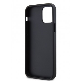 Guess PU Perforated 4G Glitter Metal Logo Zadní Kryt pro iPhone 12/12 Pro
