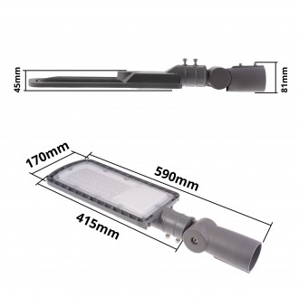 T-led LED veřejné osvětlení VO2 50W Varianta: Teplá bílá