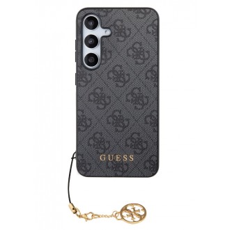 Guess 4G Charms Zadní Kryt pro Samsung Galaxy S24+ Grey