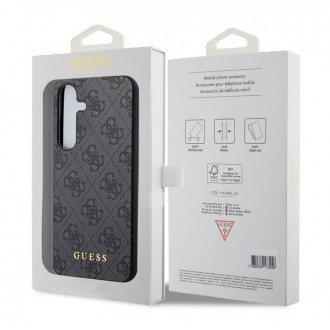 Guess 4G Charms Zadní Kryt pro Samsung Galaxy S24+ Grey