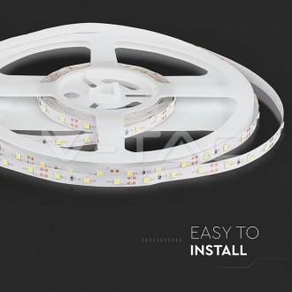 V-TAC LED pásek 4,2W-12V-IP21-SMD 3528-VT-3528 Barevná teplota (К): Teplá bílá 3000K VT-3528