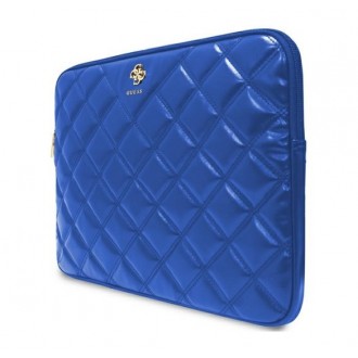 Guess Quilted 4G Computer Sleeve 14" Blue
