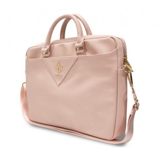 Guess Trinagle 4G Computer Bag 16" Pink