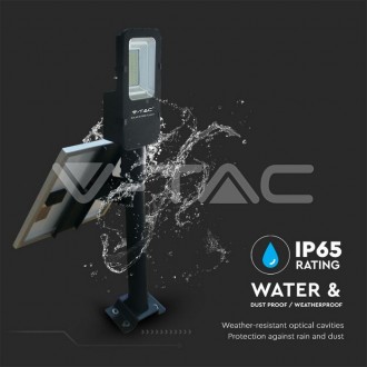 V-TAC LED solární pouliční osvětlení 50W IP65 4000LM VT-ST200 barevná teplota (К): studená bílá / 6400K VT-ST200