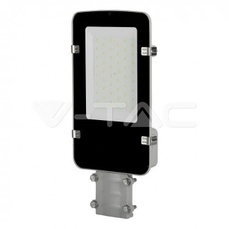 V-TAC LED veřejné osvětlení 30W-4000K-IP65-VT-30ST-šedé tělo- VT-30ST