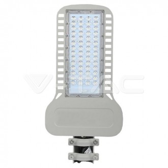 V-TAC LED pouliční světlo SAMSUNG Chip 100W Slim 6500K 135 lm/W-Šedé 21961