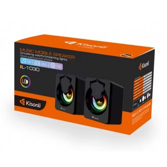 Kisonli L-1030 Reproduktory AUX, 2x2.5W - Bílá