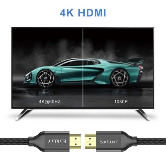 DeTech Kabel Earldom ET-W26 HDMI - HDMI, 4K, 5m - Černá