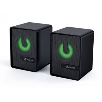 Kisonli L-4040 Reproduktory AUX, 2x3W - Černá