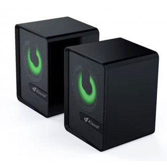 Kisonli L-4040 Reproduktory AUX, 2x3W - Černá
