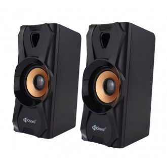 Kisonli U-9003 Reproduktory AUX, 2x3W - Černá