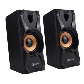 Kisonli U-9003 Reproduktory AUX, 2x3W - Černá