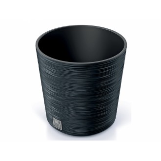 Obal na květník FURU ROUND 2v1 plastový d25x25cm