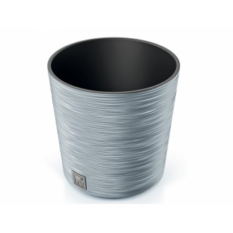 Obal na květník FURU ROUND 2v1 plastový d25x25cm