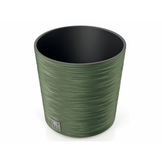 Obal na květník FURU ROUND 2v1 plastový d25x25cm