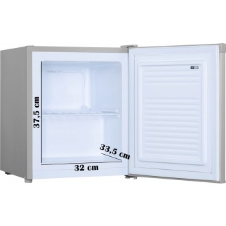 Mini mrazák - stříbrný - PRIMO PR116DV