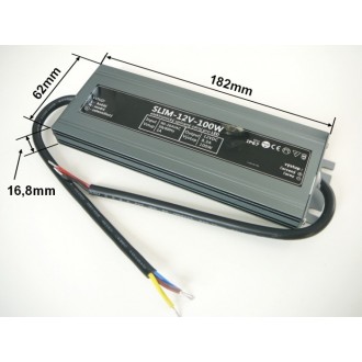 T-led LED zdroj 12V 100W SLIM-12V-100W Varianta: LED zdroj 12V 100W SLIM-12V-100W