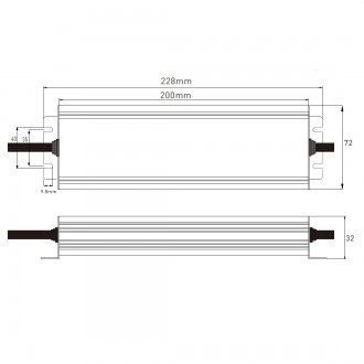T-led LED zdroj 12V 300W SLIM-12V-300W Varianta: LED zdroj 12V 300W SLIM-12V-300W
