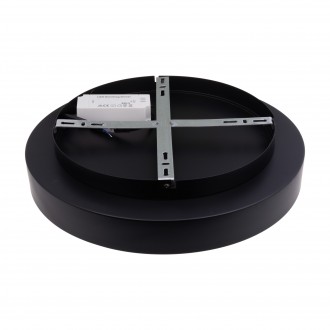 T-led SMART Tuya LED svítidlo ZULU 60W CCT kulaté černé Varianta: SMART Tuya LED svítidlo ZULU 60W CCT kulaté černé