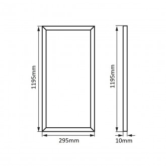 T-led LED panel ELP30120 48W 30x120cm Varianta: Denní bílá