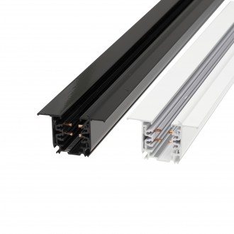 T-led Vestavná třífázová lišta Z3F Varianta: 200cm černá lišta