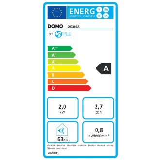 Mobilní klimatizace 7000 BTU - DOMO DO266A