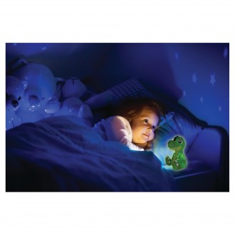 Designové noční světlo LED 3D Dinosaurus 13 cm
