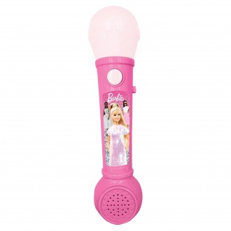 Svítící mikrofon Barbie s melodiemi