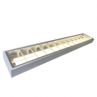 NEDES Bílé svítidlo na 2 x T8 ( 120cm LED trubice ) - TL302