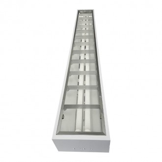 NEDES Bílé svítidlo na 2 x T8 ( 120cm LED trubice ) - TL302