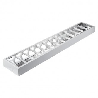 NEDES Bílé svítidlo na 2 x T8 ( 120cm LED trubice ) - TL302