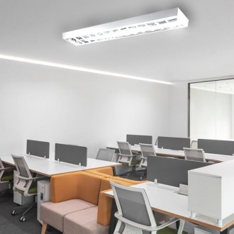 NEDES Bílé svítidlo na 2 x T8 ( 120cm LED trubice ) - TL301
