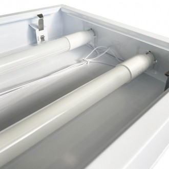 NEDES Bílé svítidlo na 2 x T8 ( 120cm LED trubice ) - TL303