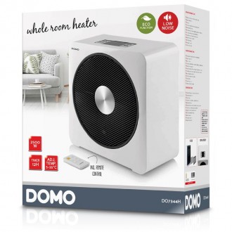 Teplovzdušný ventilátor s dálkovým ovládáním - DOMO DO7344H