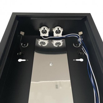 NEDES Černé svítidlo na 2 x T8 ( 120cm LED trubice ) - TL302B