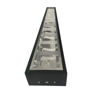 NEDES Černé svítidlo na 2 x T8 ( 120cm LED trubice ) - TL301B