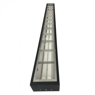 NEDES Černé svítidlo na 2 x T8 ( 120cm LED trubice ) - TL301B