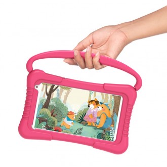 DeTech Dětský tablet Q2K, 7" - růžová
