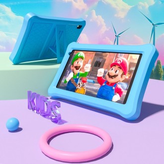 DeTech Dětský tablet Q3K, 7" - modrá