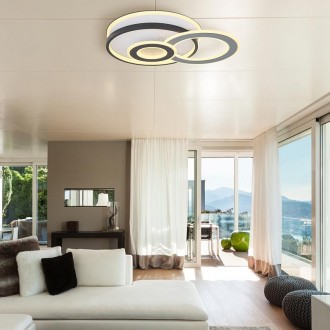NEDES LED stropní svítidlo s dálkovým ovladačem 95W - J1340/W