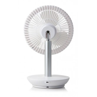Stolní USB ventilátor s akumulátorem - DOMO DO8147