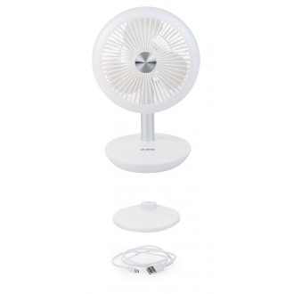 Stolní USB ventilátor s akumulátorem - DOMO DO8147
