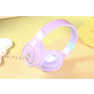 DeTech Bluetooth Sluchátka Gjby CA-044 - fialová