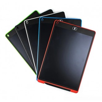 DeTech Dětská kreslící podložka - Kids LCD K10, 12" - bílý